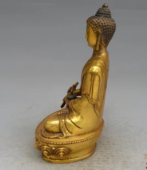 Kolekcionavimas sendinto Žalvario Tibeto Budizmo gild Tantra Medicinos Budos Statula