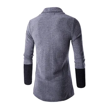 2020 Naujas Frashion Atsitiktinis Žmogus Sujungimas Cardigan Megztinis Trikotažas, vyriški Fasion Paltai Viršūnes mens drabužiai