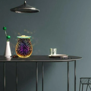 Aromatas Elektros Vaško Lydymo Degikliu 3D Fejerverkų Nakties Šviesos Tortų Vaškas Šilčiau