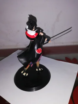 Apie 17 CM, PVC Veiksmų Skaičius, Naruto Sasuke Uchiha Garažas Rinkiniai, Kolekcijos Modelis Žaislą dovanų w5753