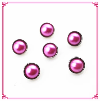 Naujas atvykti 20pcs/daug 12mm pink pearl snap mygtukų 12mm snap mygtuką, imbieras bangle apyrankės papuošalai 