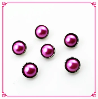Naujas atvykti 20pcs/daug 12mm pink pearl snap mygtukų 12mm snap mygtuką, imbieras bangle apyrankės papuošalai 