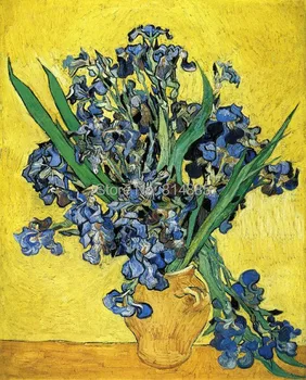 Natiurmortas Su Vilkdalgis 1890 Vincent Van Gogh Garsaus Kokybės tekstūros Rankų darbo Aliejaus Tapybai, Drobė Sienos Meno Dovana VG052