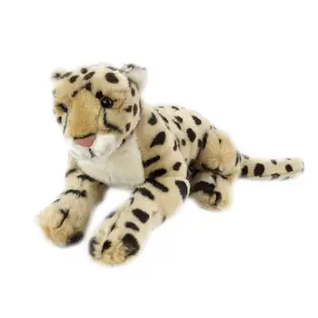 Modeliavimo Cheetah Pantera Džiunglių Gyvūnų Įdaryti Pliušinis Žaislas Vaikams Namų Sofos Dekoras