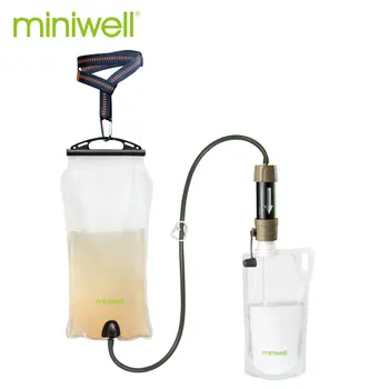 Miniwell lauko vandens filtrai svorio sistemą, kempingas