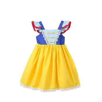 Disney Vaikams, Suknelės Mergaitėms snieguolė Princesė Suknelė Kalėdų Helovinas Vaikų Drabužių Elegantiškas Dizainas Vasaros 1754