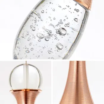 Modernus minimalistinis asmenybės Kristalų LED šviestuvais, valgomasis, baras liustra mados vieno galvos tris burbulas žibintai WF1114