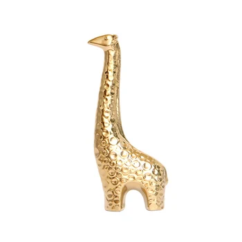 Europos Aukso Keramikos Gyvūnų Ornamentas, Papuošimas Dervos Šiuolaikinio Meno Statulėlės Ornamentu Namų Dekoro Priedai Darbalaukio Dekoras