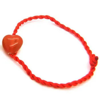 2020 Naujos Širdies Raudonos String Apyrankę Mėgėjams Gimdymo Pasisekė, Raudona virvė, Apyrankės Aksesuarai, Brazaletes Pulseras Mujer 13 spalvų