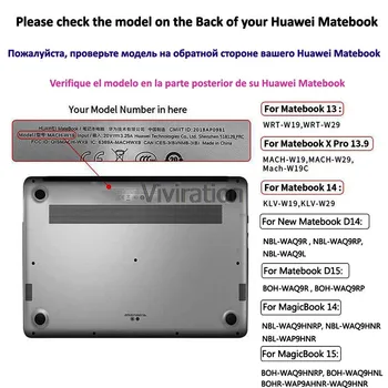 Naują Anti-Scratch Nešiojamas Pakeisti Korpuso Dangtelis Garbę Magicbook 15 14 Huawei Matebook D14/D15/ 13/ 14/ X Pro 13.9 Atveju