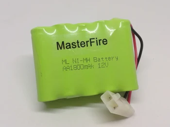 MasterFire Naujas Originalus 12V AA 1800mAh Ni-MH Baterijos Įkraunamos NiMH Baterijos su kištuku
