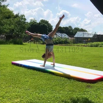 Nemokamas Pristatymas 4m*1m*0,2 m Pripučiami Gimnastika Airtrack Grindų Akrobatikos Oro Bėgių Vaikams Suaugusiųjų Viena Nemokama elektroninio Siurblio