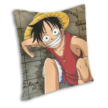 Asmeninį One Piece Anime Pagalvę Padengti Dviem Šoniniais Spausdinti Piratų Kapitonas Luffy Pagalvėlė Atveju 45x45