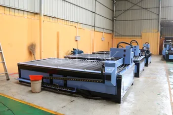 CNC plazmos metalo lakštų pjovimo staklės kinijos tiekėjas apvalios linijinis geležinkelių