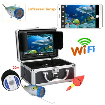GAMWATER WIFI Bevielio ryšio Žuvų Ieškiklis Povandeninės Žūklės Camera7