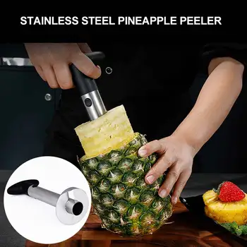 Nerūdijančio plieno ananasų lupimo peilis vaisių skustukas pjovimo įrankis, namų virtuvė, vakarų restoranas priedai