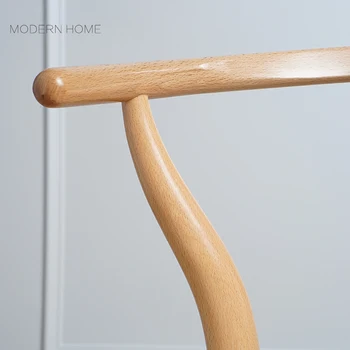 Modernus Klasikinis Dizainas Kieto Buko Medinių Valgomojo Kėdės, mados populiarus loft stiliaus Medžio valgomojo patogūs Baldai, kėdės 1PC