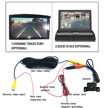 Automobilio vaizdo kamera vairavimo stebėti funkcija, Galinio vaizdo veidrodėlis, skirtas 