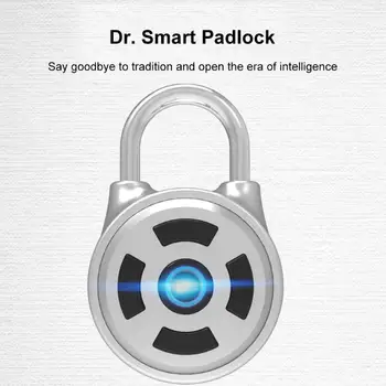 Alloyseed Smart Bluetooth Spynos, Elektroniniai Belaidžio Užraktas Keyless APP Kontrolės Slaptažodį Home Security Mini Metalo Smart Spynos