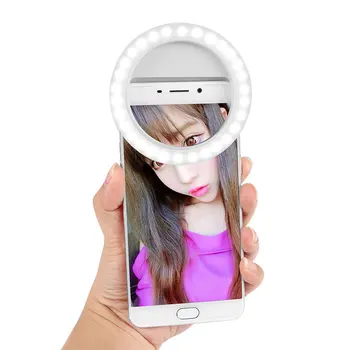 Dėl Žiedo Šviesos, Kamera, Selfie LED Fotoaparato Šviesos Su 30 LED Smart Telefono Kamera Apvalios Formos
