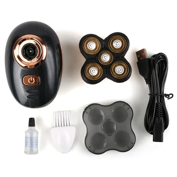 Saugus Barzda Elektrinės Žoliapjovės Belaidžius Razor 5 Vadovai USB Įkraunama Plaukų Šalinimo Daugiafunkcį Vandeniui Viliojimo Skustuvas Veido