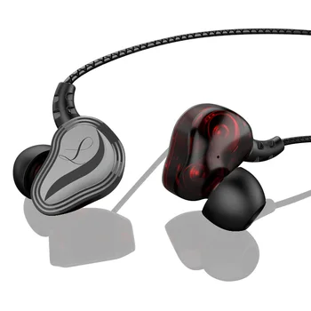 3.5 mm double juda žiedas ausinės sporto žaidimas, ausinės bass Su mic Laidas-kontroliuojamas mobilusis telefonas, ausines xiaomi obuoliai