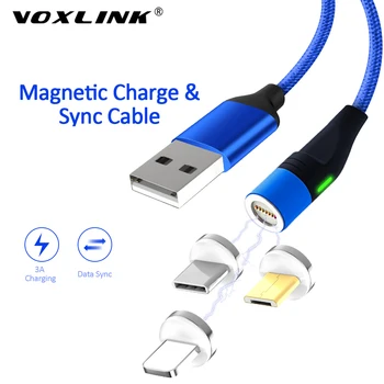 VOXLINK Magnetinio USB Kabelis 3.0 