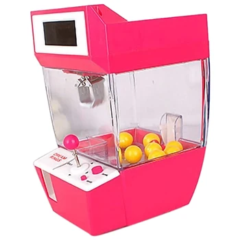 Lėlės Letena Mašina Mini Lizdas Žaidimas, Prekybos Candy Mašina Grabber Arcade Darbalaukio Sugauti Įdomus Muzikos Juokingi Žaislai Dalykėlių Vaikai