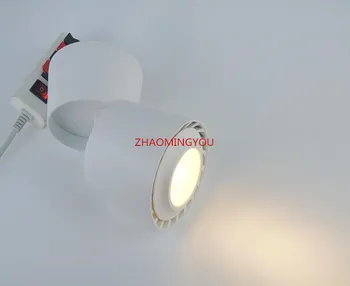 JŪS paviršinės Montuotės Lankstymo COB LED Šviestuvai 6W 9W 12W 20W 25W LED Lubų Lempos Vietoje Šviesos 360 Laipsnių Sukimosi LED Šviestuvai