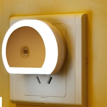 Šviesos Kontrolės Naktį Lempa LED Nakties Šviesos, Su Dual USB Sienos Įkroviklio Kištuką Energijos taupymo Sutemų iki Aušros Jutiklis Sienos Lempos