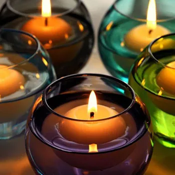 10vnt Unscented Mažas Plūduriuojančių Žvakių Vestuves Įvykio Naujųjų Metų Kalėdų Puošybos Namų Dekoro Žvakės