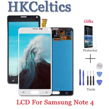 AAA kokybės LCD Samsung Galaxy Note4 4 Pastaba N910C N910A N910F N910H N910V N910P Ekranas skaitmeninis keitiklis Jutiklinis Ekranas Asamblėjos+įrankio