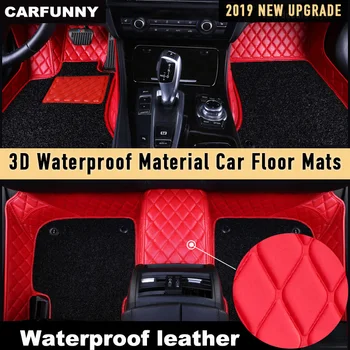 CARFUNNY Vandeniui automobilio grindų kilimėliai 