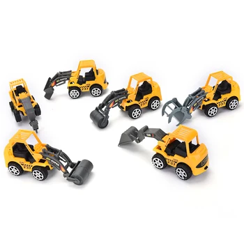 1PC Inžinerijos, Transporto priemonės Modelis Vaikams Dovanų Švietimo Žaislai Vaikams, Mini Automobilių Žaislai Daug Transporto priemonių Rinkiniai