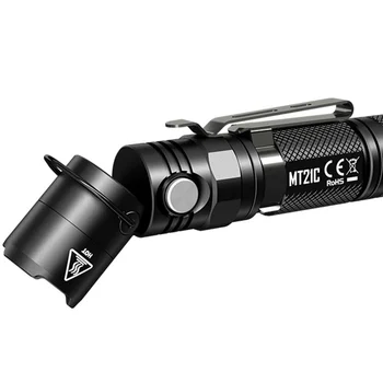 2020 NITECORE MT21C + 18650 Baterija ui1 Įkroviklis Reguliuojamas Galvos Lauko EDC Fakelas Daugiafunkcinis 1000 Liumenų LED Žibintuvėlis