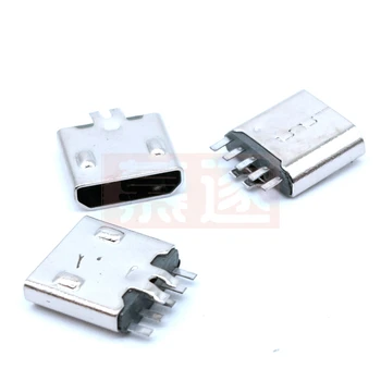 10VNT Micro USB Jungtis B tipo Moterų Jack Įrašą PCB 0.8 + Litavimo 