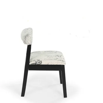 Medžio masyvo kėdės atlošas valgomojo kėdės, modernaus minimalistinio kavinė kėdė Nordic hotel kūrybos medinė kėdė