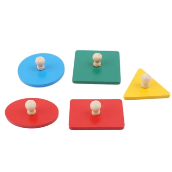 Galvosūkiai Montessori Mediniai Geometrinis Įspūdį Valdyba Vaikų Švietimo Dėlionės Stacker Vaikams, Žaislai, Vaikiška Mediniai Žaislai Vaikams Dovanų