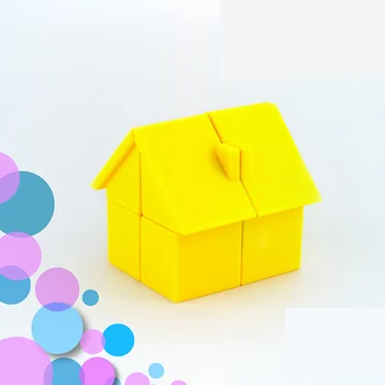 Animacinių filmų Gyvūnų Magic Cube 2X2 Keista-formos Dramblys Namas Profesija Įspūdį Švietimo Greitis Kubeliai Vaikų Žaidimo Žaislai Dovana