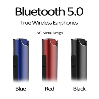 Atnaujintas S2 Bluetooth 5.0 TWS Mini Ausinės Belaidžio ryšio Ausinių Stereo Muzikos laisvų Rankų įranga Su Įkrovimo Lauke TWS Ausinės 5.0 Vandeniui