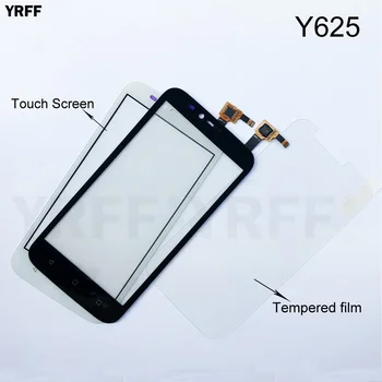 Touch Stiklas Huawei Ascend Y530 Y540 Y541 Y560 Y625 Jutiklinis Ekranas skaitmeninis keitiklis Plokštė, Skydas, Pakeitimas Nemokamai Grūdinto stiklo Plėvelės