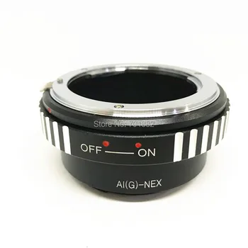 Objektyvo Apsodo Adapteriu AIG-NEX už Nikon G AF-S F AIS AI Objektyvas Konvertuoti Sony E Mount NEX Fotoaparato Objektyvo Keitiklis