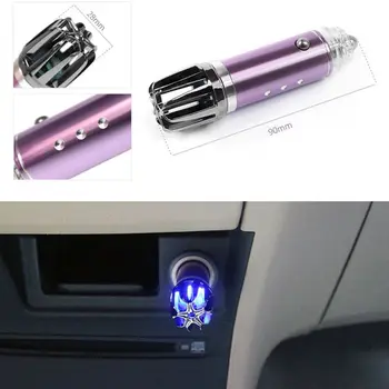 12V 2 in 1 Automobilis Dual USB gryno Oro Joninių Valytuvas Universale Deguonies Baras Ozono Jonizatoriaus Cleaner