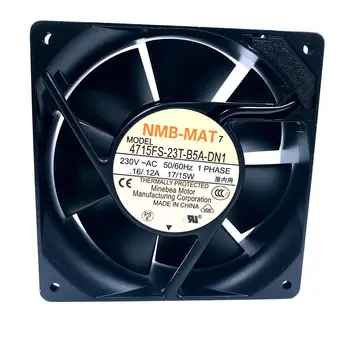 230 V ventiliatorius Nauja NMB ventiliatorius 4715FS-23T-B5A-DN1 120*120*38mm 17/15W 0.16 A/0.12 atveju AC aušinimo ventiliatorius