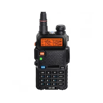 Radijo baofeng uv-5r (UHF/VHF) iki 10 km, 128 kanalų, drėgmei IP 54