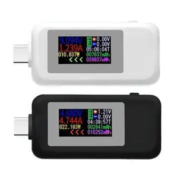 KWS-1902C Tipas-C Spalvotas Ekranas USB Testeris Srovė Stebėti Energijos Skaitiklis Dropshipping