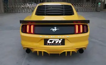 Aukštos Kokybės Medžiagos PP Galinio Buferio Difuzorius Dangtelis apsaugos Ford Mustang 2016 2017