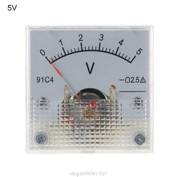 91C4 DC Voltmeter Analoginis Pultas voltmetras Mechaninė Žymiklį Tipas 3/5/10/15/20/30/50/100/150/250V N10 20 Dropshipping