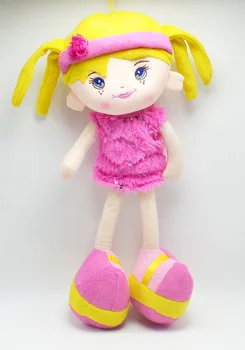 Naujas geltonas rožinis puikus modeliavimo sodo lėlė lėlė lėlė mergaitė žaislas, žaislai mergaitėms