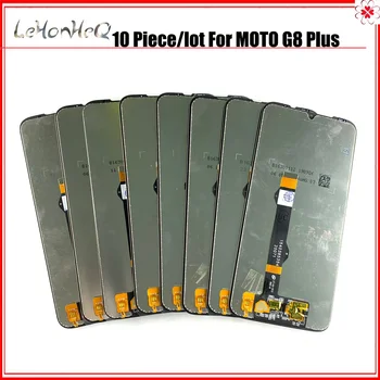 10 Gabalas/daug G8 Plus Ekraną, kad Motorola MOTO G8 Plius XT2019 LCD Ekranas jutiklinis ekranas skaitmeninis keitiklis asamblėjos MOTO G8 Plius LCD